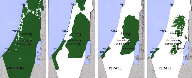 2010 map of Palestine